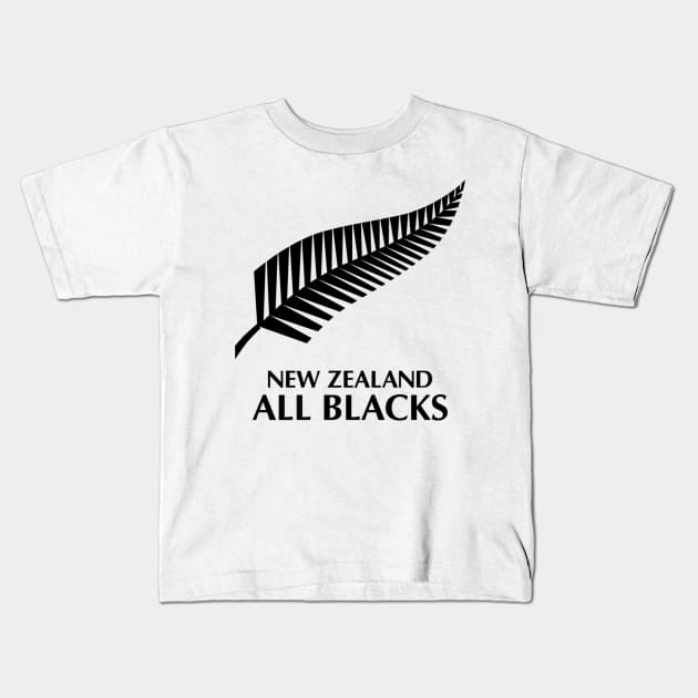 All Blacks Kids T-Shirt by Pawsitivity Park